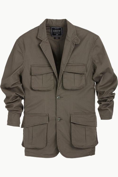 4 Pocket Rugged Olive Blazer