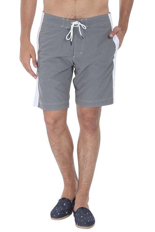 Contrast Side Panel Quickdry Swimshorts