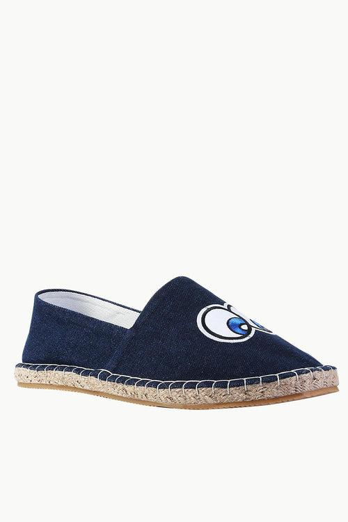 Indigo Denim Tag Espadrilles