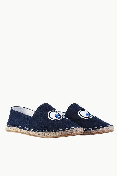 Indigo Denim Tag Espadrilles