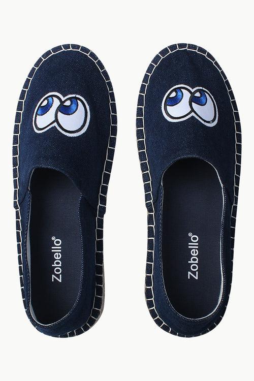 Indigo Denim Tag Espadrilles