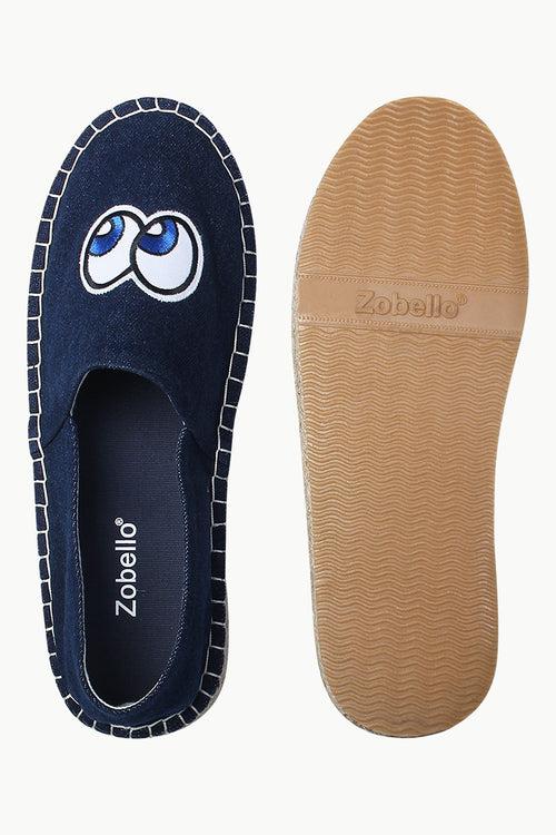 Indigo Denim Tag Espadrilles