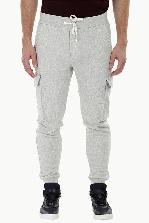 Knitted Cargo Cuff Jogger Sweatpants