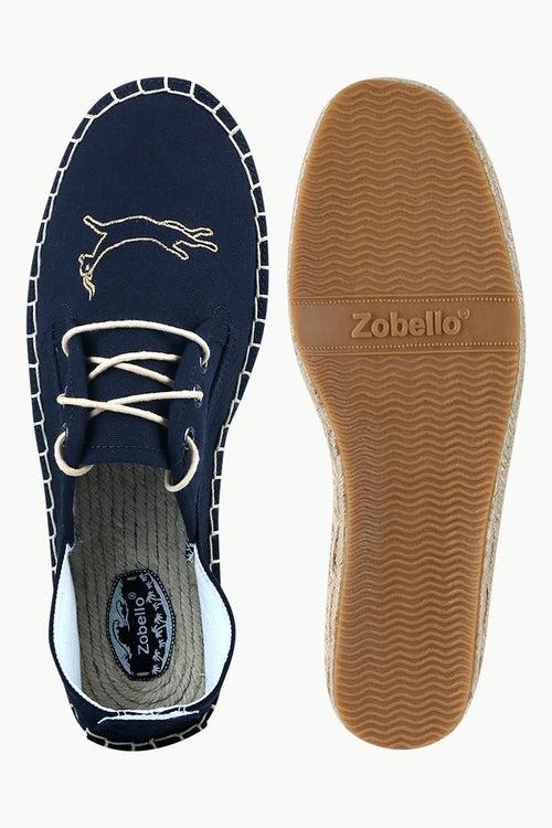 Men's Animal Patch Lace-Up Espadrilles