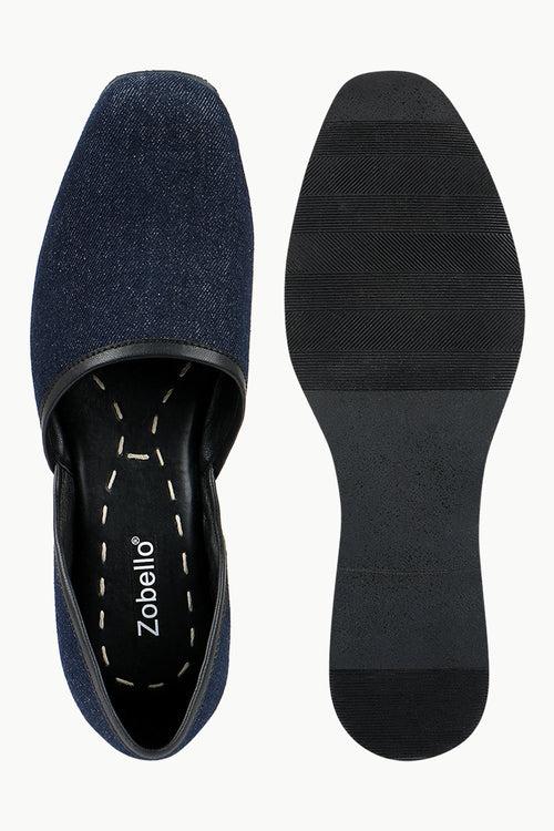 Mens Denim Navy Juttis