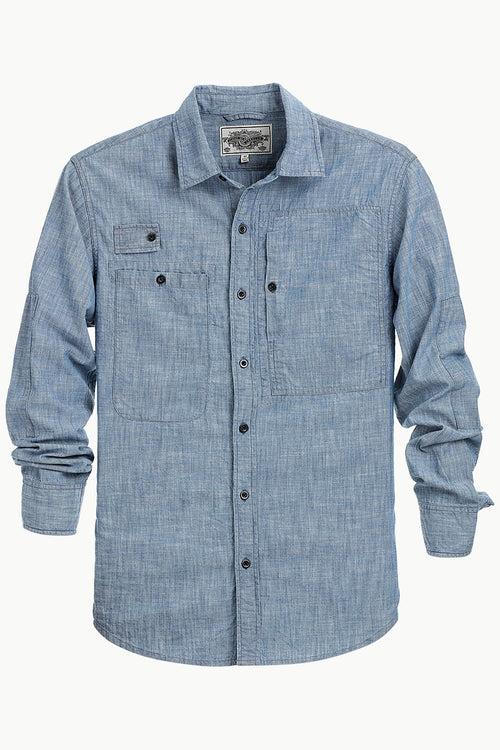 Men's Lightweight Casual Denim Shirt