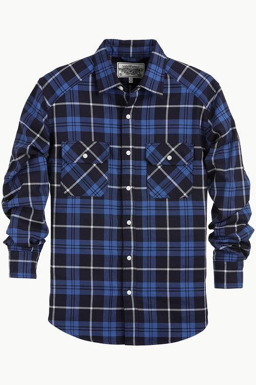 Men's Navy/Black Flannel Shirt