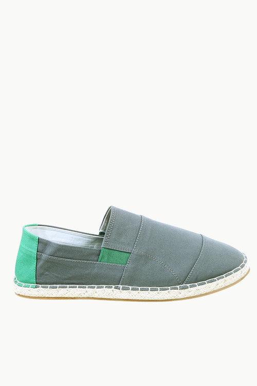 Mens Grey Cut N Sew Espadrilles