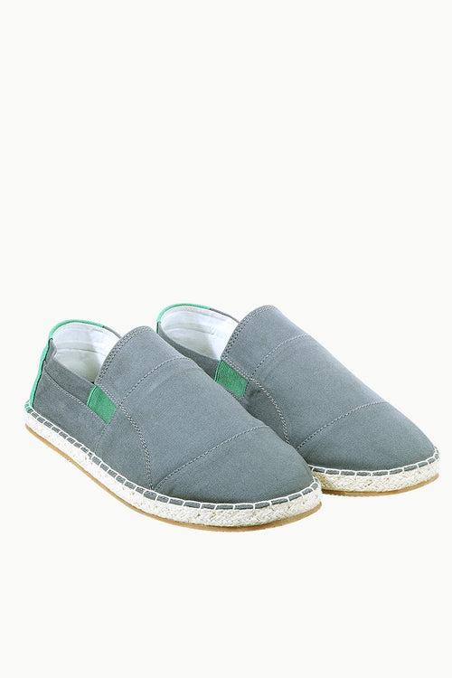 Mens Grey Cut N Sew Espadrilles