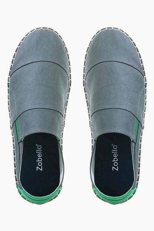 Mens Grey Cut N Sew Espadrilles