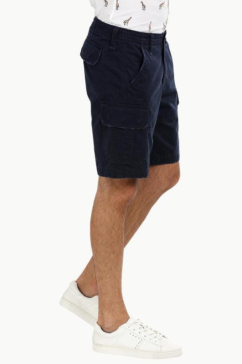 Navy Rugged Cargo Shorts