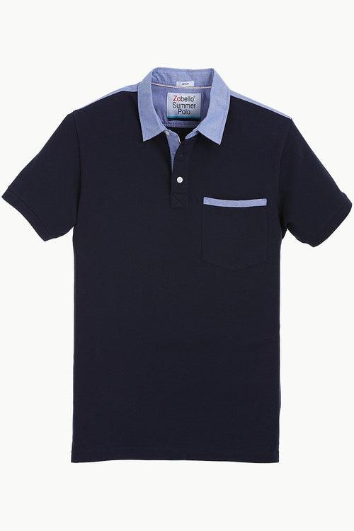 Pique Navy Polo T-shirt