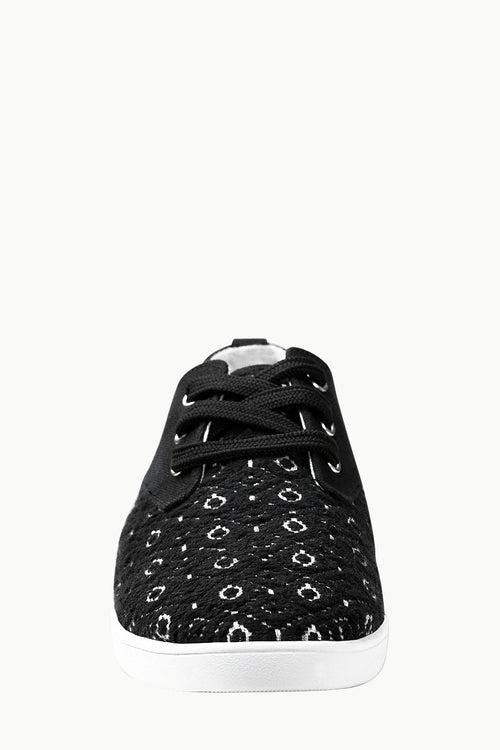 Print Block Lace Up Plimsolls