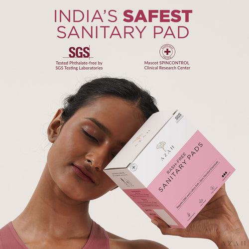 Sanitary Pads for Women (Box of 20) Ultra Thin, 100% Rash-Free, & 5x Absorption (Without Disposable Bag)