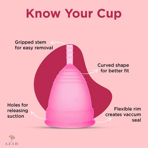 Reusable Menstrual Cup For Women | Pack of 1 | Stem Design