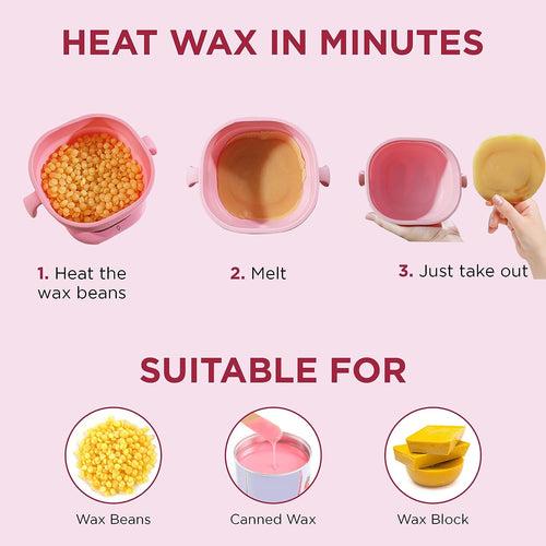 Azah Wax Heater - Made With Silicone, Quick & Easy Hair Removal