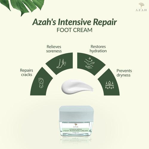 Azah Foot Cream for Rough, Dry and Cracked Feet