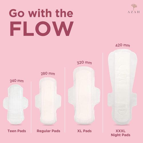 Teen Flow Sanitary Pads | Box of 12 | Light Flow