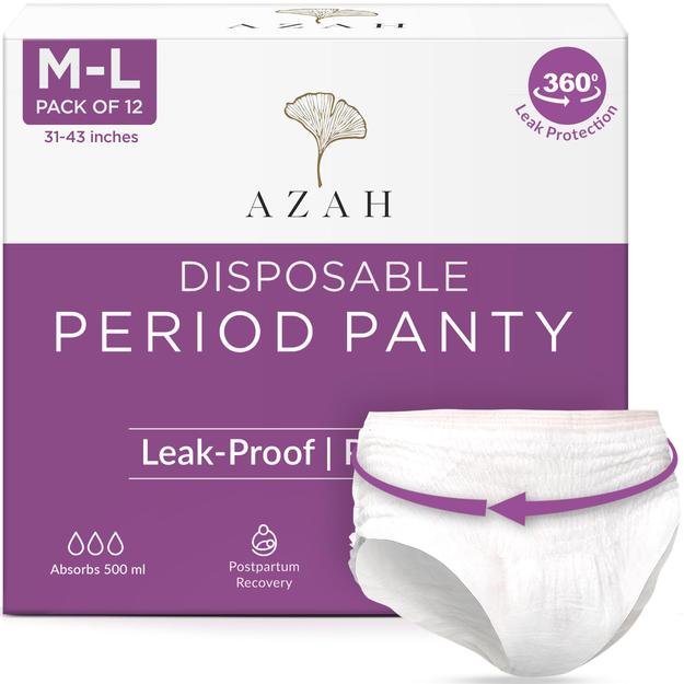 Disposable Period Panties | Box of 12 | Ultra Heavy Flow