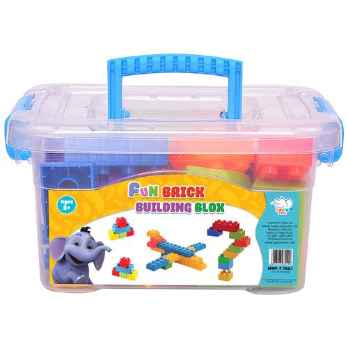 Fun Brick Building Blox (includes storage box)