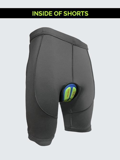 Customise Grey Cycling Shorts - 2128GY