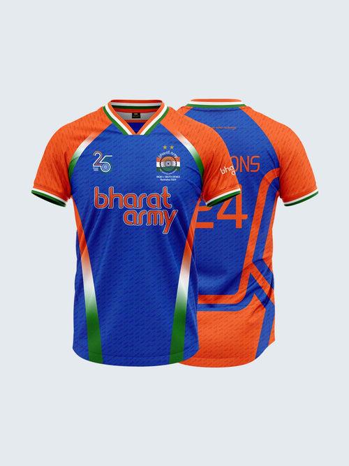 Bharat Army 25th Anniversary Limited Edition Match Day Jersey 2024