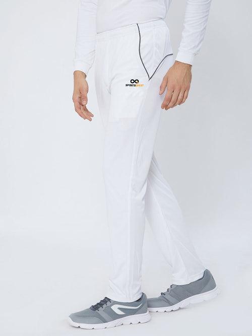 Men White Cricket Pants - A10017WH