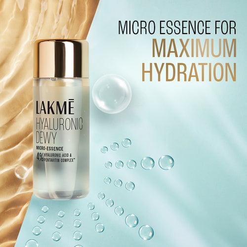 Lakmē Hyaluronic Dewy Micro Essence with 4% Hyaluronic Acid 100 ml