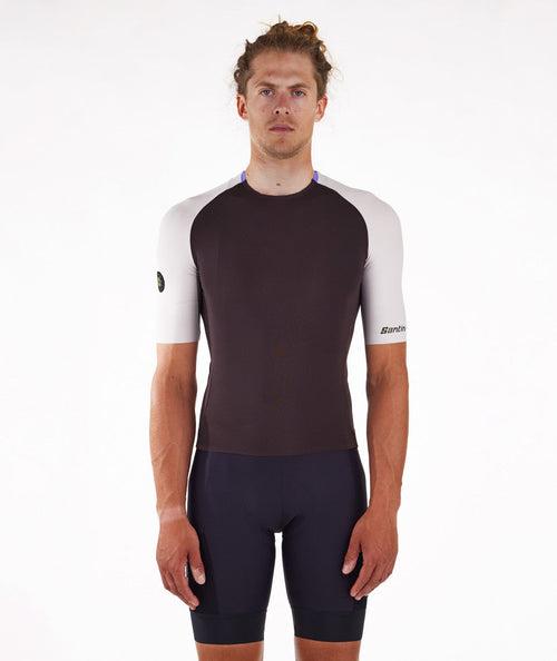 Santini T.Nova Pelle Unisex Jersey - Brown