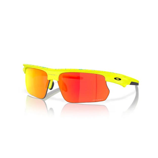 Oakley BiSphaera Prizm Ruby Lenses, Matte Tennis Ball Yellow/Celeste Neuron Frame