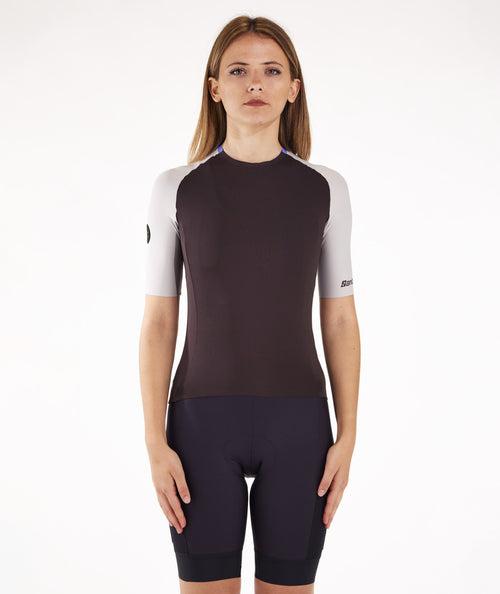 Santini T.Nova Pelle Unisex Jersey - Brown