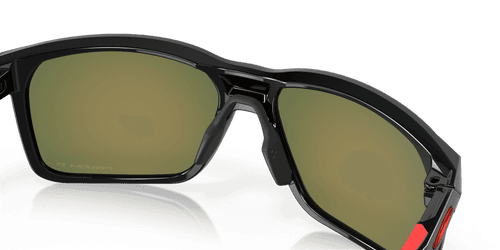 Oakley Portal X Prizm Ruby Polarized Lenses - Polished Black Frame