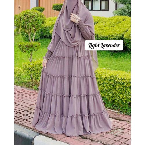 Eid Special 5 Firill Big Flared Abaya Firill Abaya (Colour)