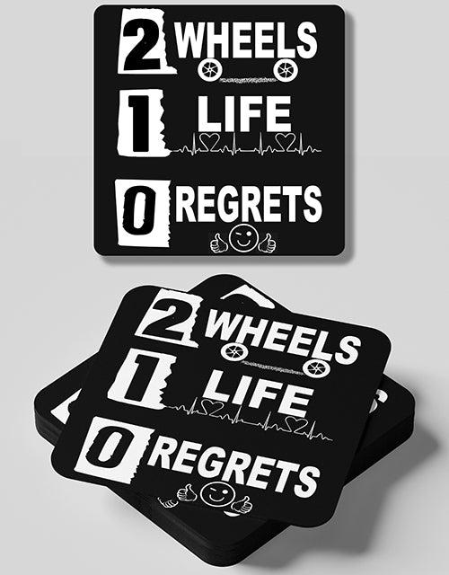 Zero Regrets - 4 Coasters Set