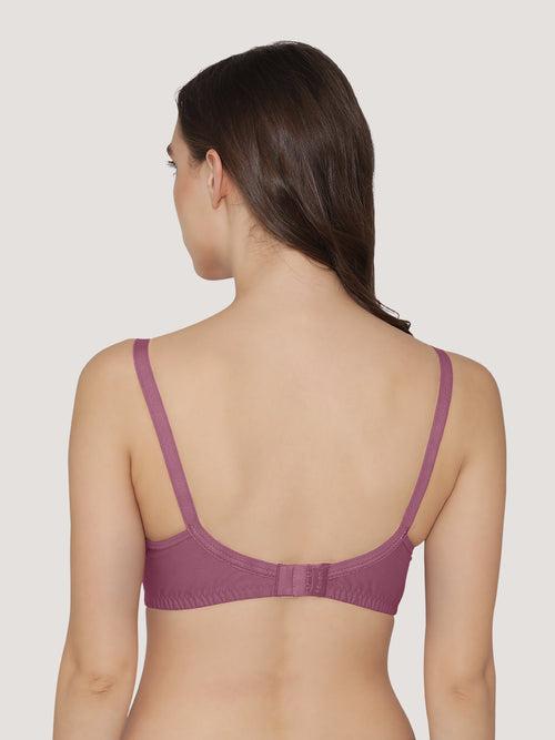 K LINGERIE Manvi Women's Non Padded Wirefree Cotton Everyday Bra