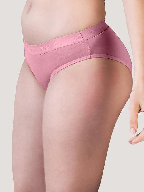 Kalyani Sensa Women Bikini Style Outer Elastic Low Waist Panties | Pack of 3