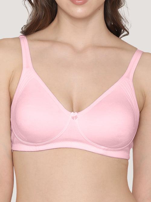 K LINGERIE Winny Women's Full Coverage Double Layered Non Padded Cups Everyday Bra