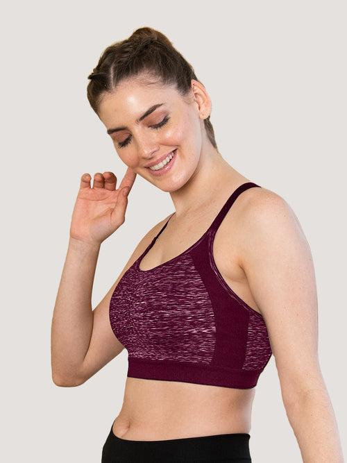 K LINGERIE Alex Women's High Impact Double Layered Workout/Sports Bra