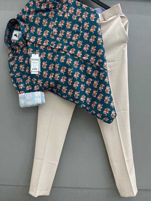 Printed Shirt with Trouser Pant (Combo)