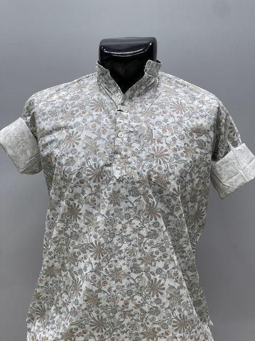 Printed Short Kurta