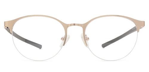 Specsmakers Dura Unisex Eyeglasses Halfframe Round Medium 49 Metal SM AMR1908