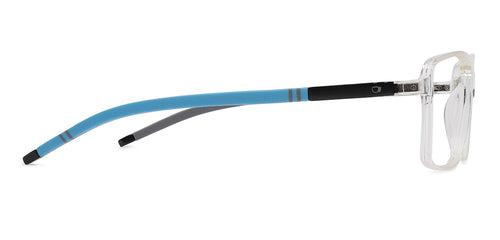 Specsmakers Blue Zero Unisex Computer Glasses Full Frame Rectangle Large 53 TR90 SM AMMF54