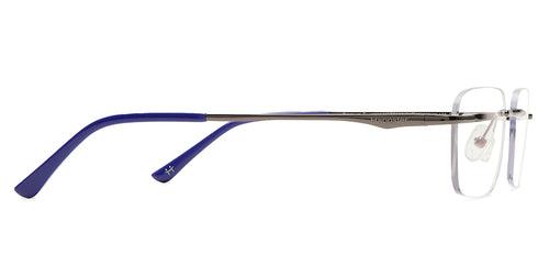 Specsmakers Happster Unisex Eyeglasses Rimless Rectangle Medium 51 Metal SM SE3413