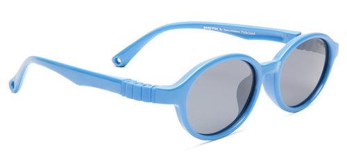 Specsmakers Peepstar Polarized Kids Sunglasses Fullframe Oval Small 47 Plastic SM WX22050