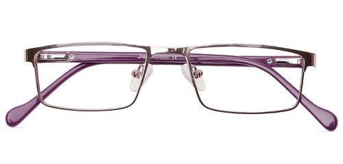 Specsmakers Dura Unisex Eyeglasses Full Frame Rectangle Small 48 Metal SM XJD2207