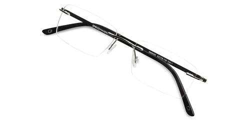 Specsmakers Lightanium Unisex Eyeglasses Rimless Rectangle Large 52 Metal SM RX9400