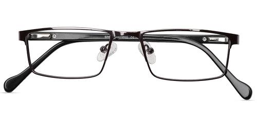 Specsmakers Dura Unisex Eyeglasses Full Frame Rectangle Small 48 Metal SM XJD2207