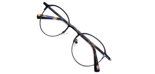 Specsmakers Blue Zero Unisex Computer Glasses Full_Frame Round Medium 49 Metal SM XJC2022