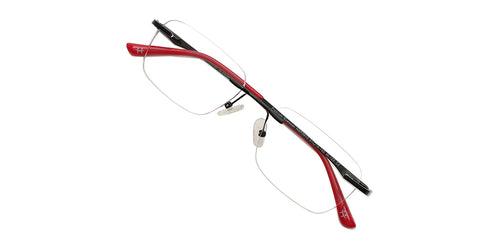 Specsmakers Happster Unisex Eyeglasses Rimless Rectangle Medium 51 Metal SM SE3413