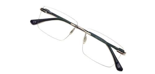 Specsmakers Lightanium Unisex Eyeglasses Rimless Rectangle Large 53 Metal SM AN3073